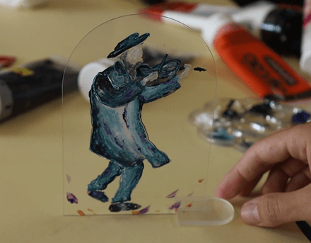 The Violinist - Lucite Paint Kit