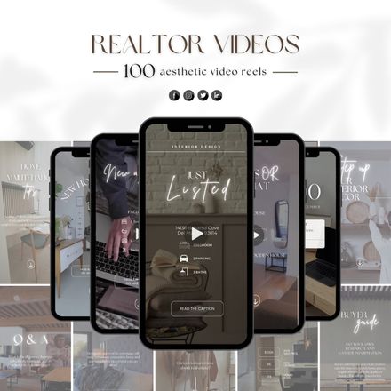 100 Real Estate Social Media Video Reels