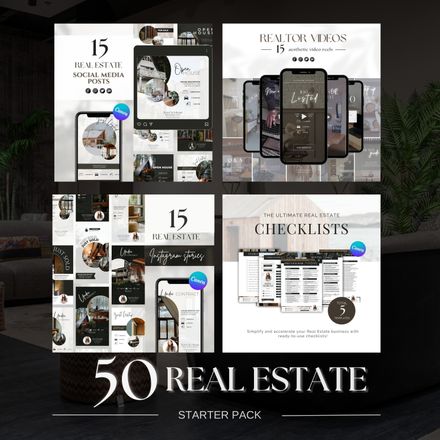 50 Real Estate Marketing Starter Pack