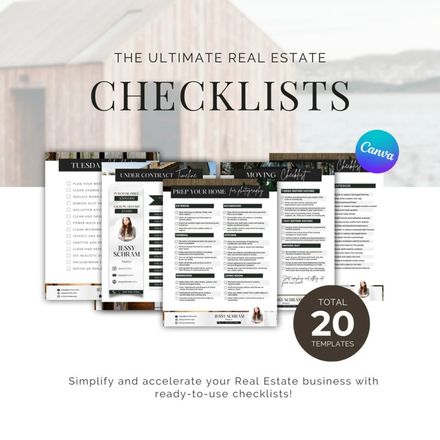20 Real Estate Checklists for Realtors, Agents and Home Owners