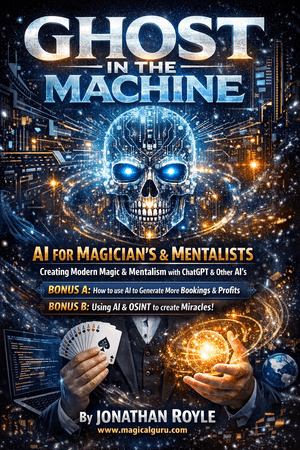 GHOST IN THE MACHINE = AI For Magicians, Mentalists &amp; Psychic Entertainers