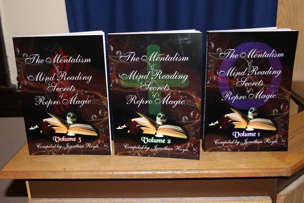THE MENTALISM & MIND READING SECRETS OF REPRO MAGIC - TRILOGY OF BOOKS