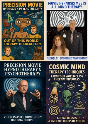 COSMIC MIND THERAPY - ALIEN &amp; SPACE MOVIE METAPHORS &amp; CHAT GPT HYPNOSIS DIPLOMA COURSES
