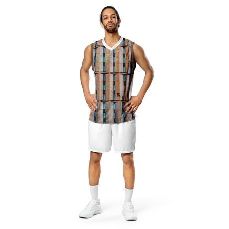 All-Over Print Recycled Unisex Basketball Jersey
