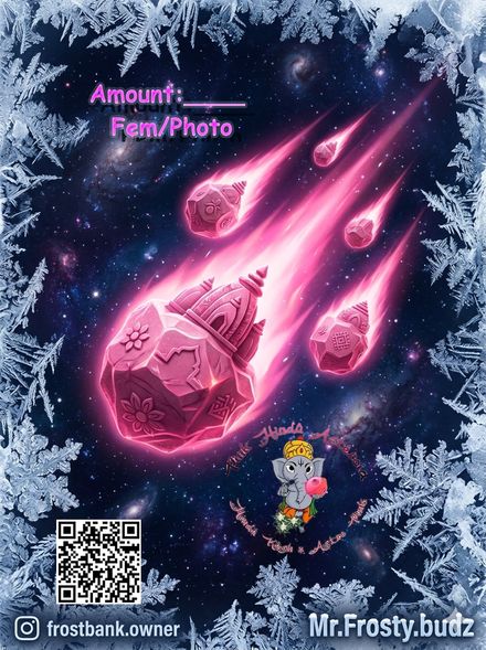 Pink Hindu Astroids