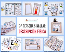 ✂💻 SOBREMÍ 3ª PERSONA: DESCRIPCIÓN FÍSICA 👤 Juegos y actividades · Para describirse