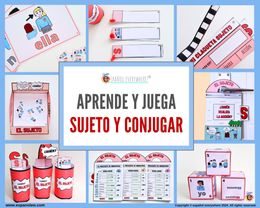 🎲 RINCÓN SV I 🎯: Pronombres y conjugación ✏️ Aplicación, juegos y aula activa