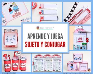 🎲 RINCÓN SV I 🎯: Pronombres y conjugación ✏️ Aplicación, juegos y aula activa