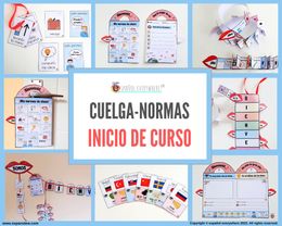 💻✂PACK ´Cuelga-Normas´- ACUERDOS CLASE Y BIENVENIDA. Países. 🎯INICIO CURSO. 🎁Pincha ver OFERTAS 