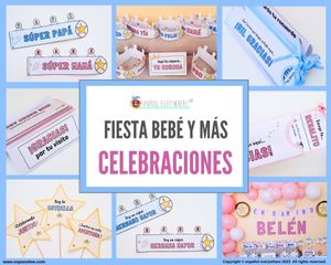 🌟 Nacimiento, BABY SHOWER y MÁS 💖 Celebraciones 100% PERSONALIZABLES con cariño