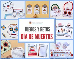 ✂️ JUEGOS Y RETOS DÍA DE MUERTOS 💀 Vocabulario y gramática 🌼 Oraciones SVO