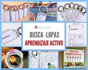 🔎 BUSCA-LUPAS 🎯 Juegos de aprendizaje activo 👁️ Explora el entorno 🏷️ Nombra ✍
