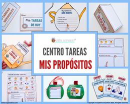 💻✂ CENTRO-AÑO 🎯 Tareas diarias y semanales ✨ Propósitos de Año Nuevo