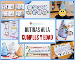 💻✂ CUMPLE-EDAD 🎉 Edad, números y cumpleaños 🗣️ Juegos y comunicación en español