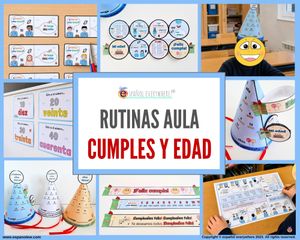 💻✂ CUMPLE-EDAD 🎉 Edad, números y cumpleaños 🗣️ Juegos y comunicación en español