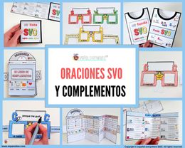 ✂💻MEGA PACK Oraciones SVO+ COMPLEMENTOS Circunstanciales 🌟CUMPLEAÑOS 🎁Pincha ver OFERTAS 