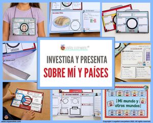 📷 FOTOMÍS SOBRE MÍ Y PAÍSES 👤 Presentación personal e inicio curso🌎 Países hispanos o adaptable