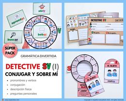 💻 DETECTIVE SV (I) 🔎 Conjugación  👤 Descripción física 📝 Sobre mí · Repaso