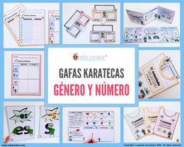 ✂💻PACK GAFAS GÉNERO Y NÚMERO- Aprende gramática de manera divertida.🎁 PINCHA VER OFERTAS 