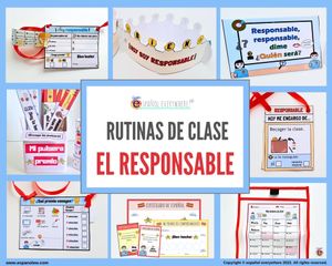 💻✂ CÓMO ESTRUCTURAR TU CLASE 📝 Encargados · Números 1-100 🎯 Rutinas y Premios