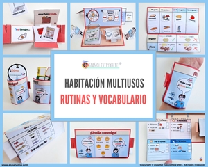 💻✂HABITACIÓN MULTIUSOS - Rutinas, comida y colores. 🎁PINCHA VER OFERTAS