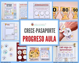 ✈️ CRECE-PASAPORTES 💭 Emociones 🌱 Valores 🎉 Fechas especiales | 🏆 Progreso del aprendizaje
