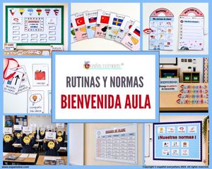 💻✂ BIENVENIDA DE AULA 🎈 Decoración 📋 Normas ⏱️ Rutinas  🤝 Convivencia 🌎 Cultura