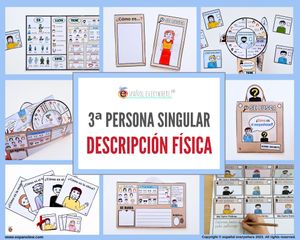 ✂💻 SOBREMÍ 3ª PERSONA: DESCRIPCIÓN FÍSICA 👤 Juegos y actividades · Para describirse