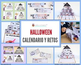 📅 CALENDARIO Y MENSAJES HALLOWEEN 🎃 | ✨ Retos, escritura y actividades