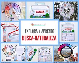 💻✂ BUSCA-NATURALEZA 🔎 Colores · Concordancia ✍️ Oraciones · Conjugación