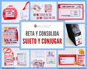 🎲 RINCÓN SV II🎯: Pronombres y conjugación 🧩 Aplicación, juegos y aula activa