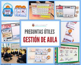 ✂💻 GESTIÓN DE AULA  💬 Preguntas útiles  📝 Vocabulario y gramática 🏆 Premios