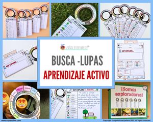 🔎 BUSCA-LUPAS 🎯 Aprendizaje activo del lenguaje 👁️ Explora el entorno 🏷️ Nombra ✍️ Escribe