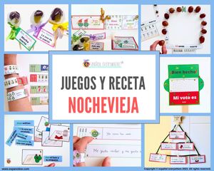 💻✂PACK COTILLÓN  NOCHEVIEJA. Números 1-100, colores y saludos. 🎁PINCHA VER OFERTAS