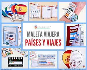 ✂💻 MALETA VIAJERA 🧳 Países, cultura e idioma 🌍 Aprende a través de situaciones reales de viaje