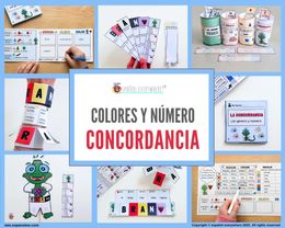 ✂💻 CONCORDANCIA BRAN✍️ Oraciones ser y tener ➕ Sustantivos 🔢 Números 1-20 🎨 Vocabulario y color