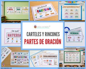 ✏️ PARTES DE LA ORACIÓN 📚 Sujeto, verbo, complementos 🎯 Categorías de palabras