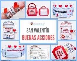 💻✂´CUELGA- BUENAS ACCIONES -San Valentín o adaptable a cualquier momento. 🎁 PINCHA VER OFERTAS 
