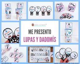 ✂💻´LUPAS Y DADOMÍS´. Juegos y actividades presentarse 👄DIALOGA Y PRESÉNTATE. 🎁PINCHA VER OFERTAS 