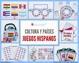 💻✂ JUEGOS HISPANOS 🌎 Países y cultura 🌟 Mes Herencia Hispana