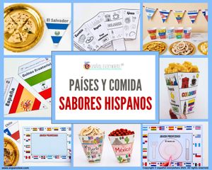 ✂ SABORES DEL MUNDO HISPANO 🌎 Meriendas culturales 🍽️ snacks y actividades de países 