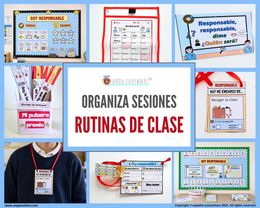 💻✂ CÓMO ESTRUCTURAR TU CLASE 📝 Rutinas de aula 👥 Encargados 🏆 Motivación 🔢 Números 1-100