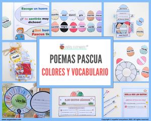 ✂💻POEMAS PASCUA- Colores y vocabulario.🎁  PINCHA PARA VER OFERTAS