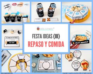 ✂💻FIESTA  (III)- REPASO ADAPTABLE Y COMIDA. Juegos y decoraciones. 🎁PINCHA VER OFERTAS