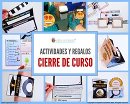 ✂ TRIPACK FIN DE CURSO 🎓 Cierre de curso activo ✨ Juegos, reflexión y regalo