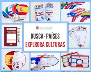 ✂💻BUSCA-PAÍSES 🌎 Cultura  y países de habla hispana o cualquiera 👤 SOBRE MÍ