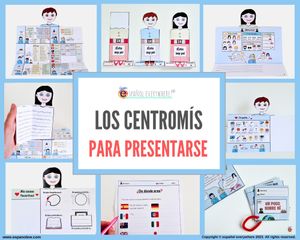 💻✂PACK ´CENTROMÍS´- Saludos, descripción física, preguntas personales, gustos e idiomas.