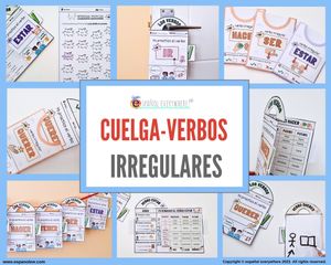 🎯VERBOS IRREGULARES- Estar, ser tener, hacer, querer e ir 🎁PINCHA VER OFERTAS