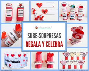 ✂💻 SUBE-SORPRESAS 💖 San Valentín y cualquier ocasión  💌 