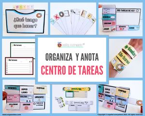 ✂💻CENTROS DE TAREAS. Organiza, comprueba y aprende. 
